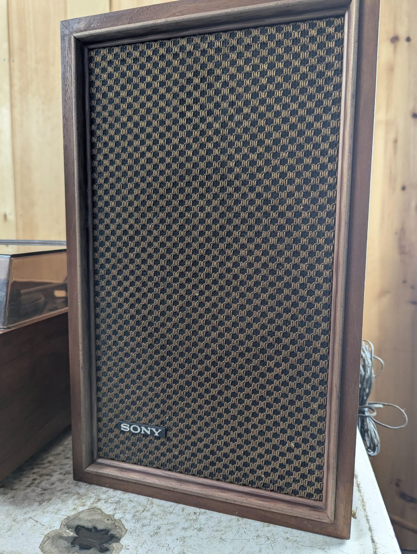 1970s Sony HP-510A Stereo Music System with Dual 1211 Turntable and Original Speakers - Tested Working