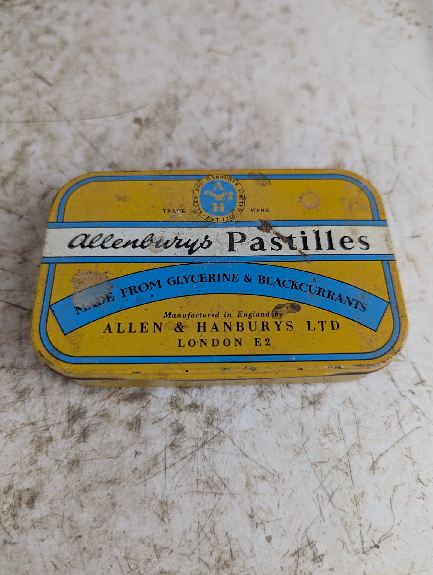 Allenburys Pastilles 2oz Tin