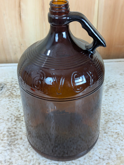 Amber Glass 1-Gallon Javex Jug