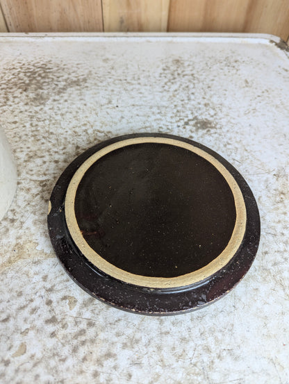 Antique 1-Gallon Stoneware Farmhouse Crock - view 3