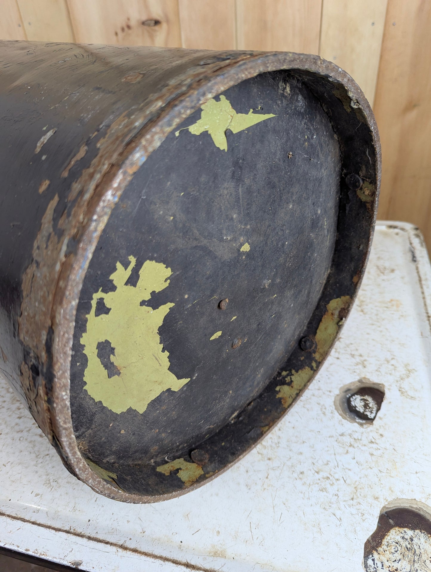 Antique 10 Gal British American Oil Can - view 4