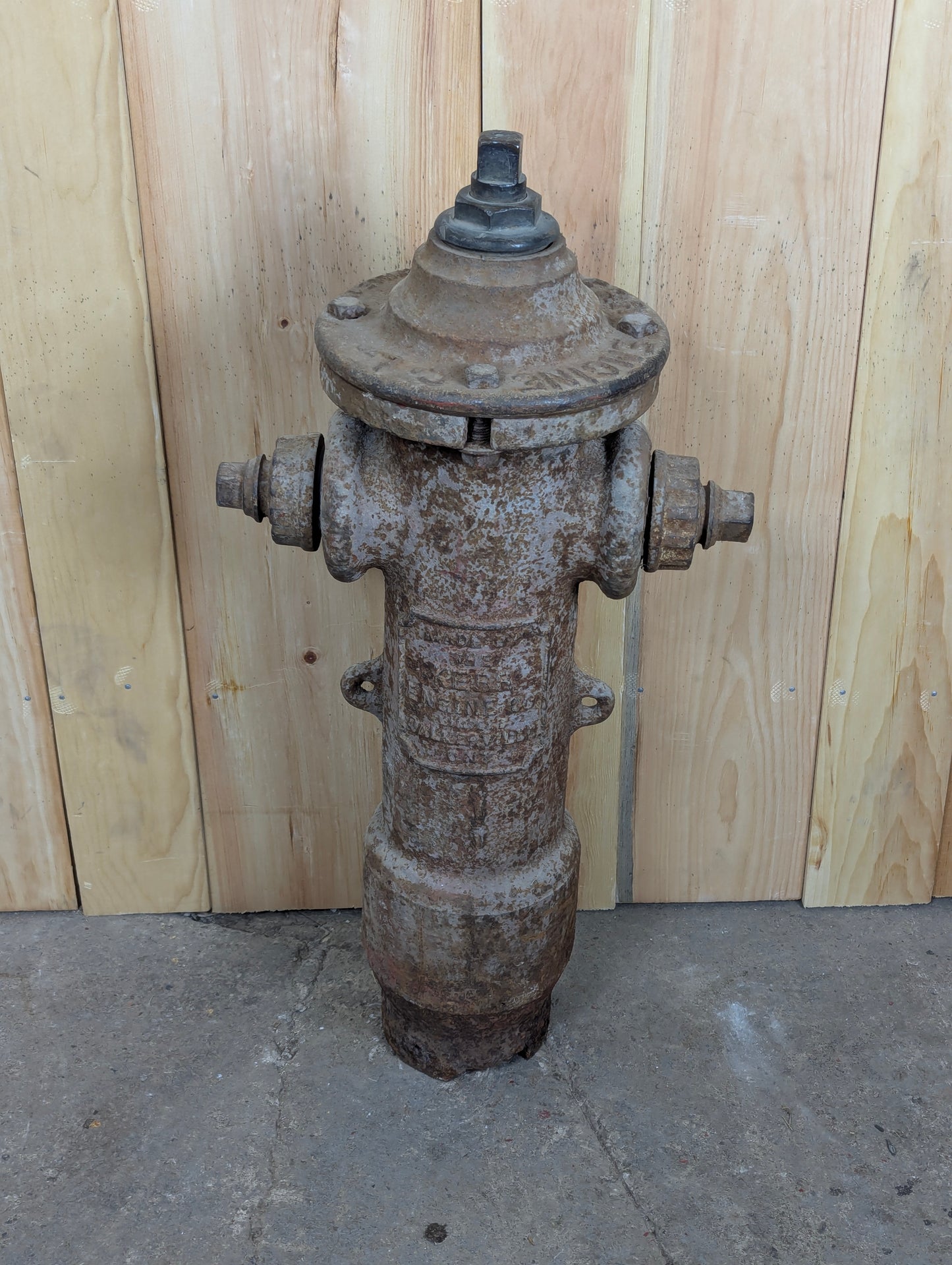 Antique 1918 Cast Iron Fire Hydrant