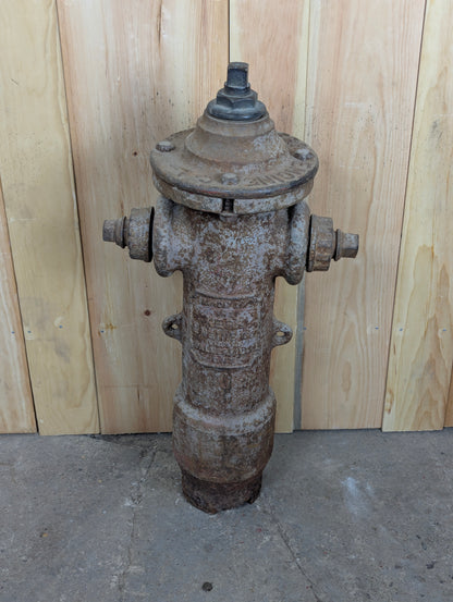 Antique 1918 Cast Iron Fire Hydrant