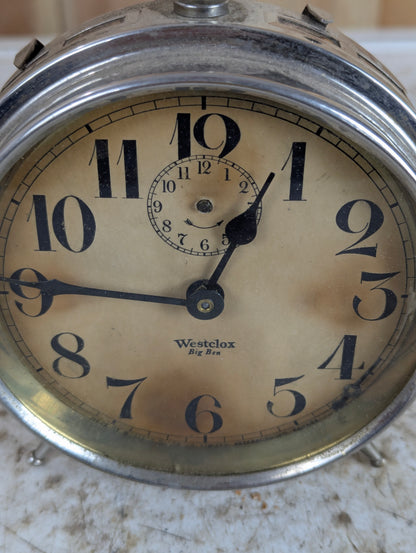 Antique 1920 Westclox Big Ben Windup Alarm Clock - view 2