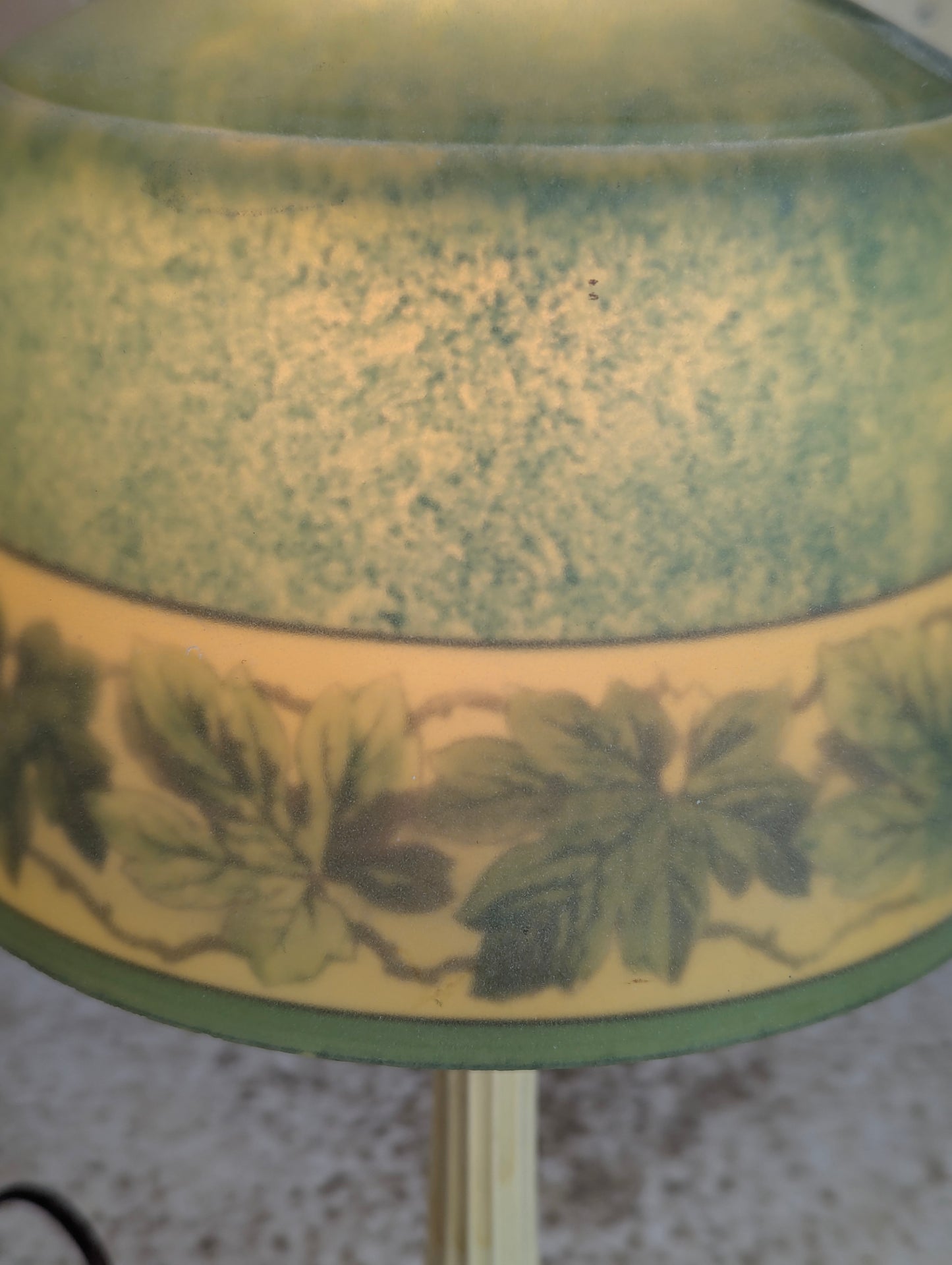 Antique 1920s Art Nouveau Hand Painted Table Lamp - view 3