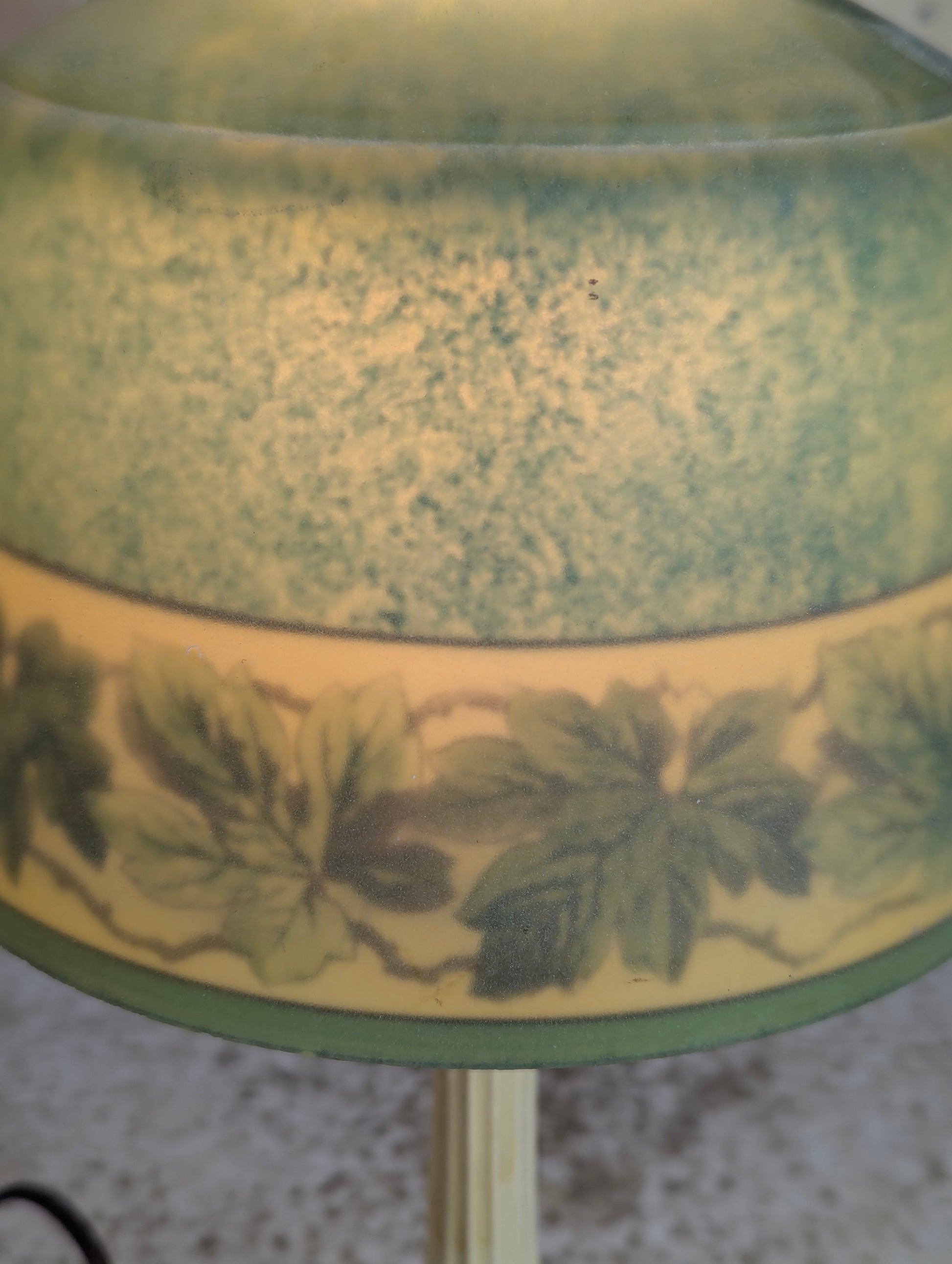 Antique 1920s Art Nouveau Hand Painted Table Lamp - view 3
