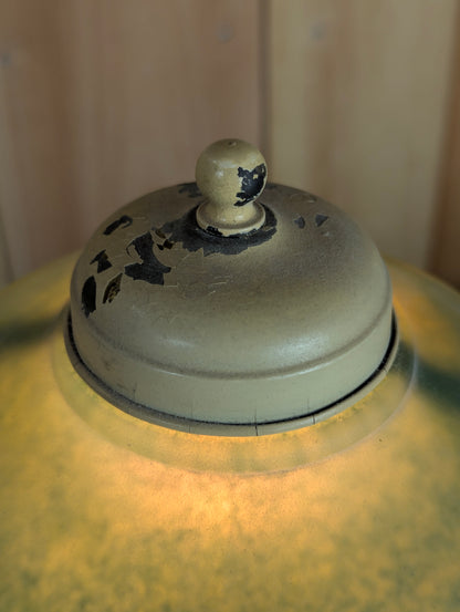 Antique 1920s Art Nouveau Hand Painted Table Lamp - view 4