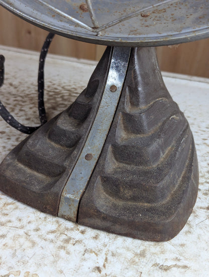 Antique 1920s Bersted Focalypse Spider Web Radiant Heater Lamp - NOT Working - view 3