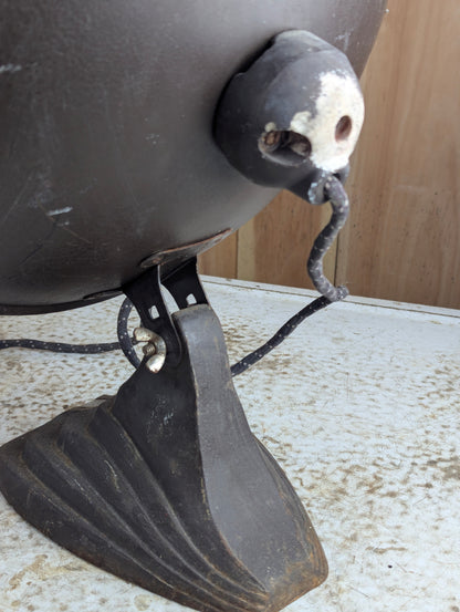 Antique 1920s Bersted Focalypse Spider Web Radiant Heater Lamp - NOT Working - view 4