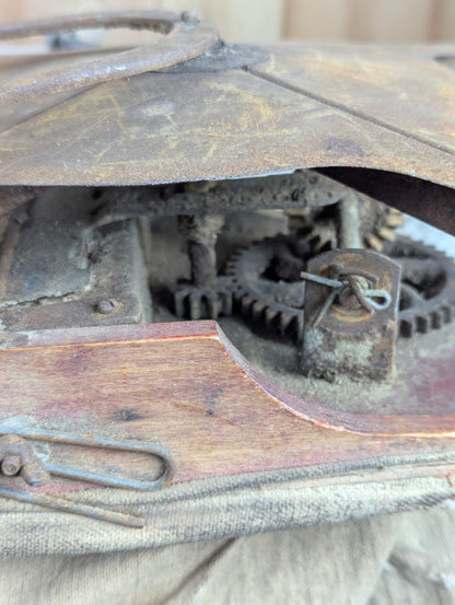 Antique 1920s Cyclone Seeder With Bag - view 2