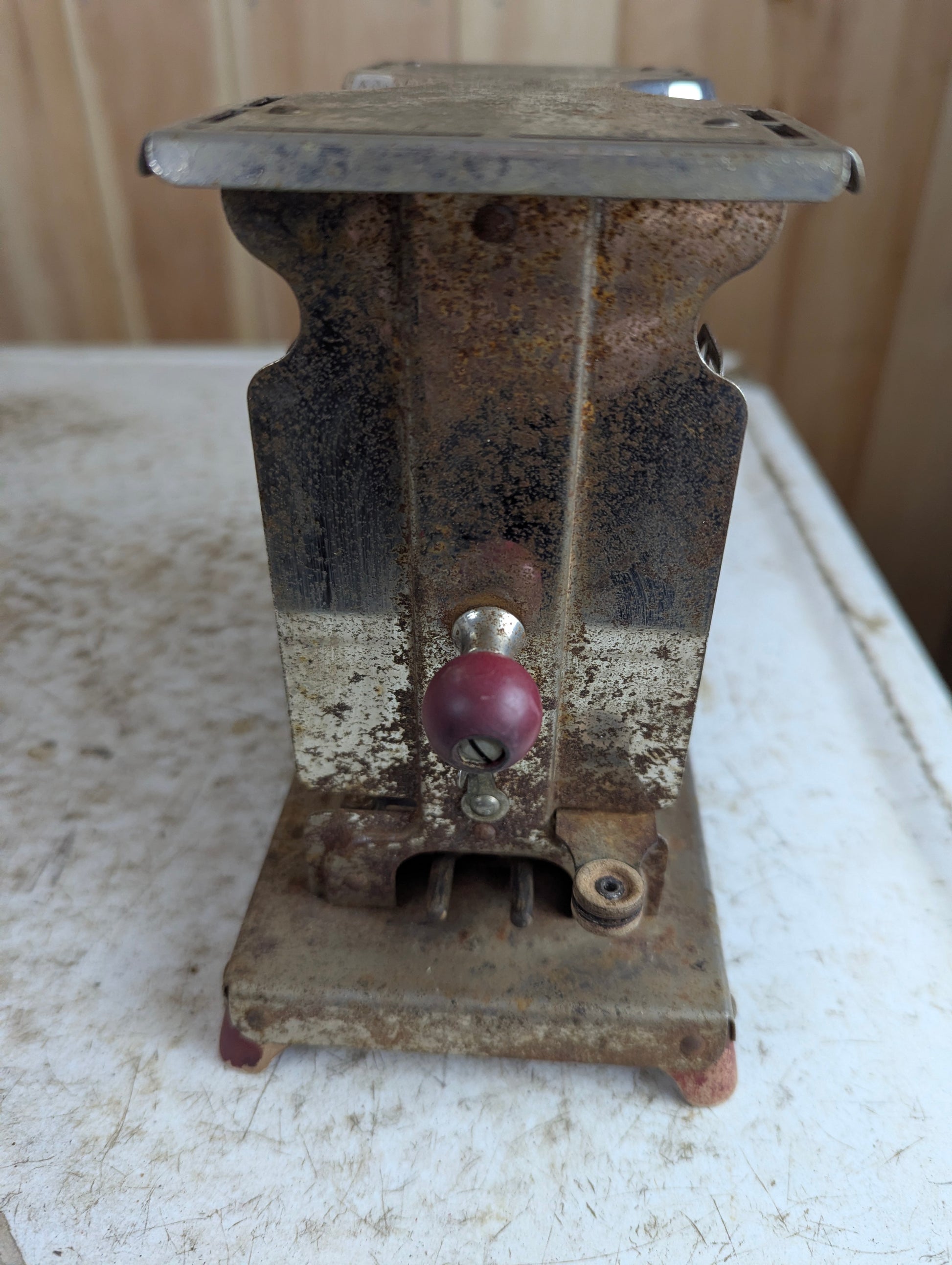 Antique 1920s Torrid Swing-Out Toaster - Working - view 6