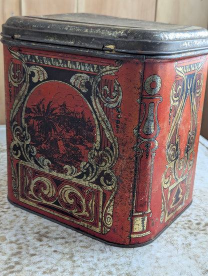 Antique 1920s Waters Tea Company Peterborough Tin - view 4