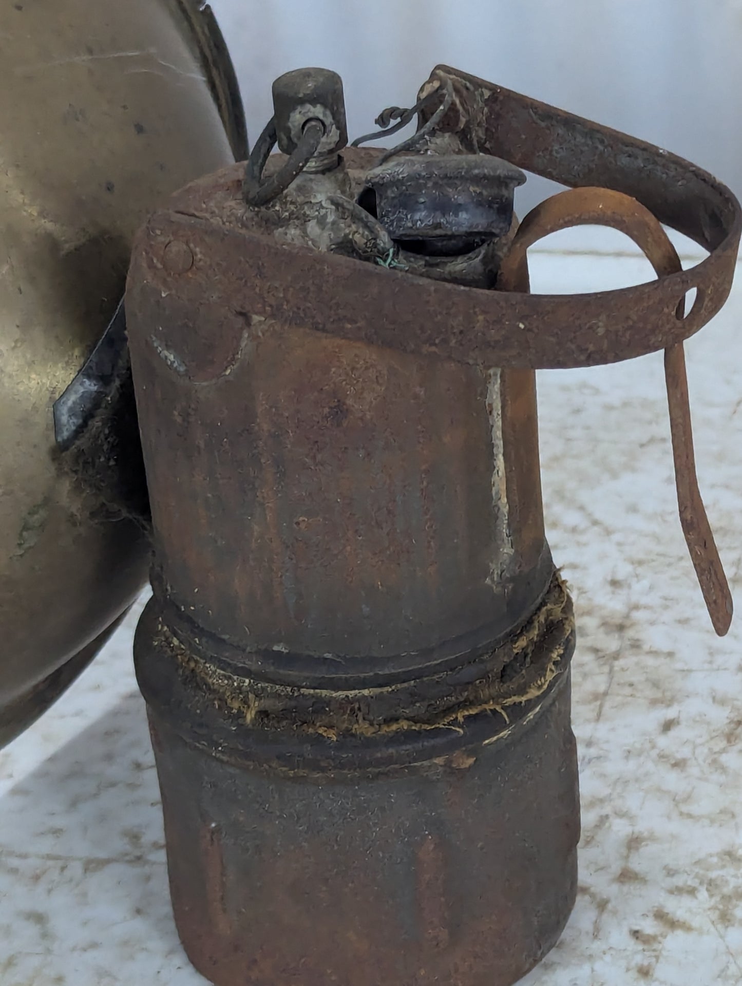 Antique 1TP Carbide Mine Lamp - view 2