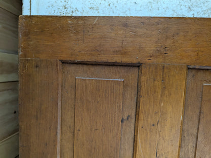 Antique 23.5" x 16" Solid Wooden Panelled Cupboard Door - view 8