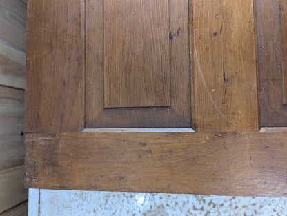 Antique 23.5" x 16" Solid Wooden Panelled Cupboard Door - view 9
