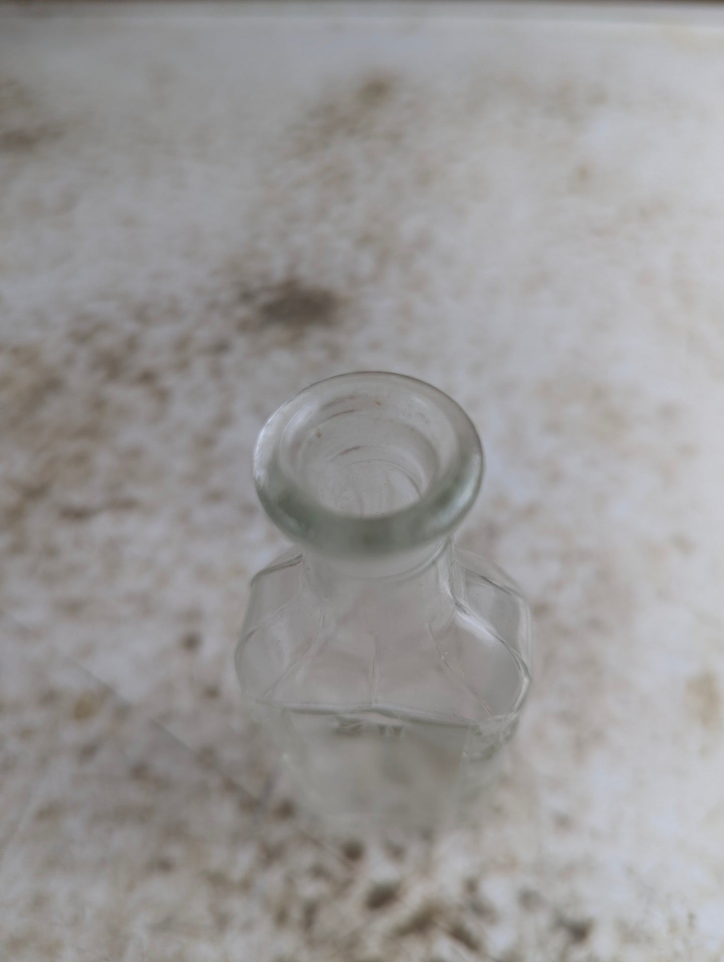 Antique 2oz Clear Glass Medicine Apothecary Bottle - view 4