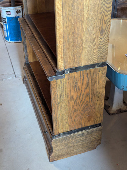 Antique 4 Shelf 6-Piece Barrister Bookcase Bookshelf (no doors) - view 2