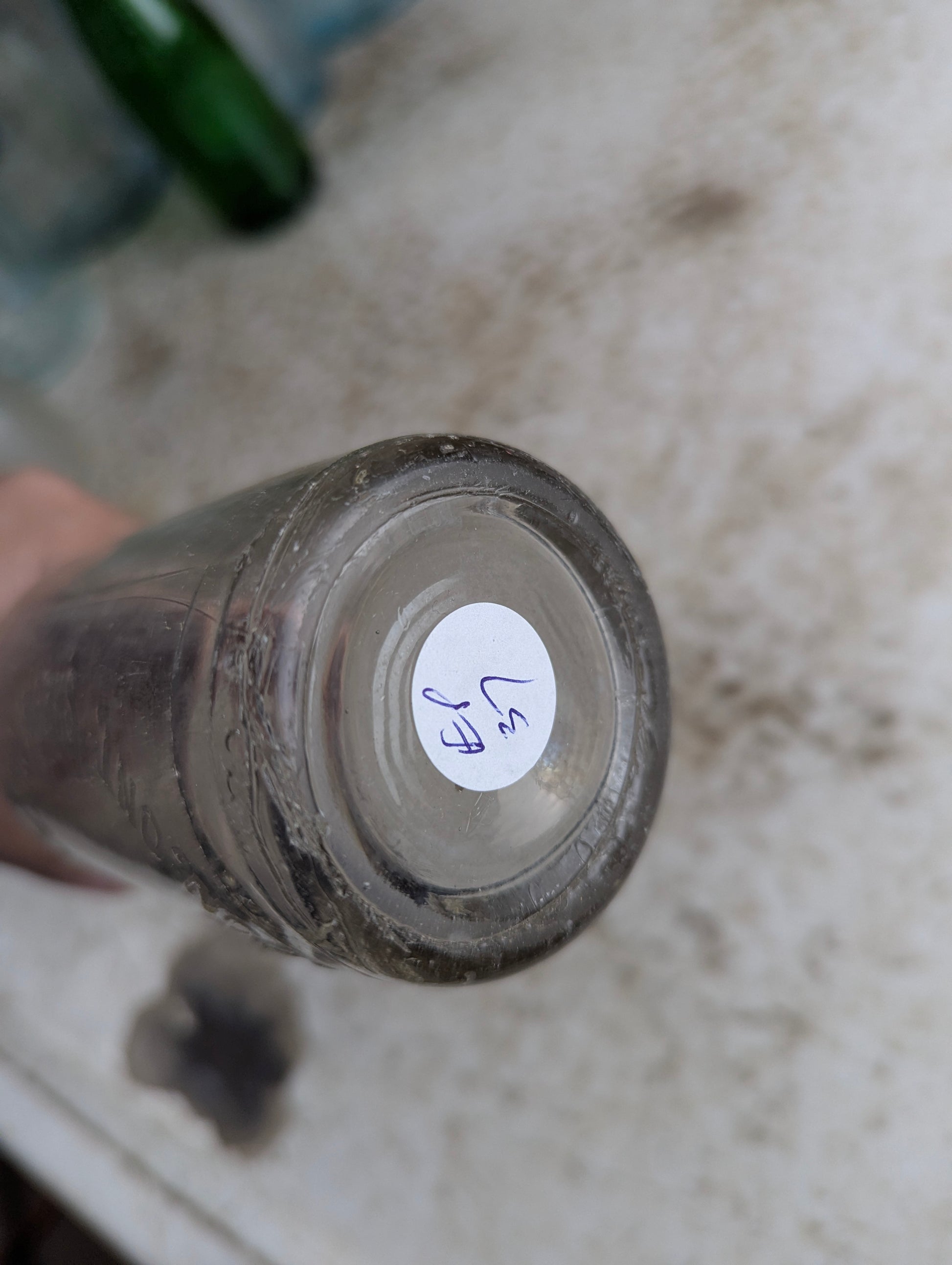 Antique 7oz Harriston Bottling Works Clear Glass Soda Bottle - view 3
