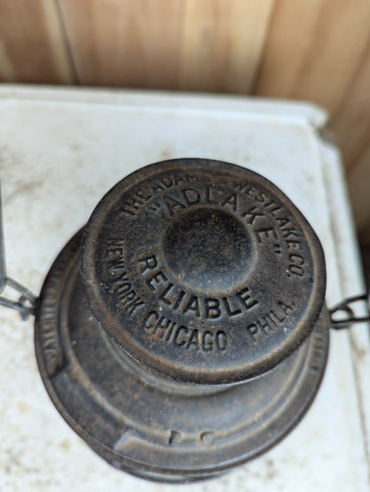 Antique Adlake Reliable Tall Globe Railroad Lantern - view 2