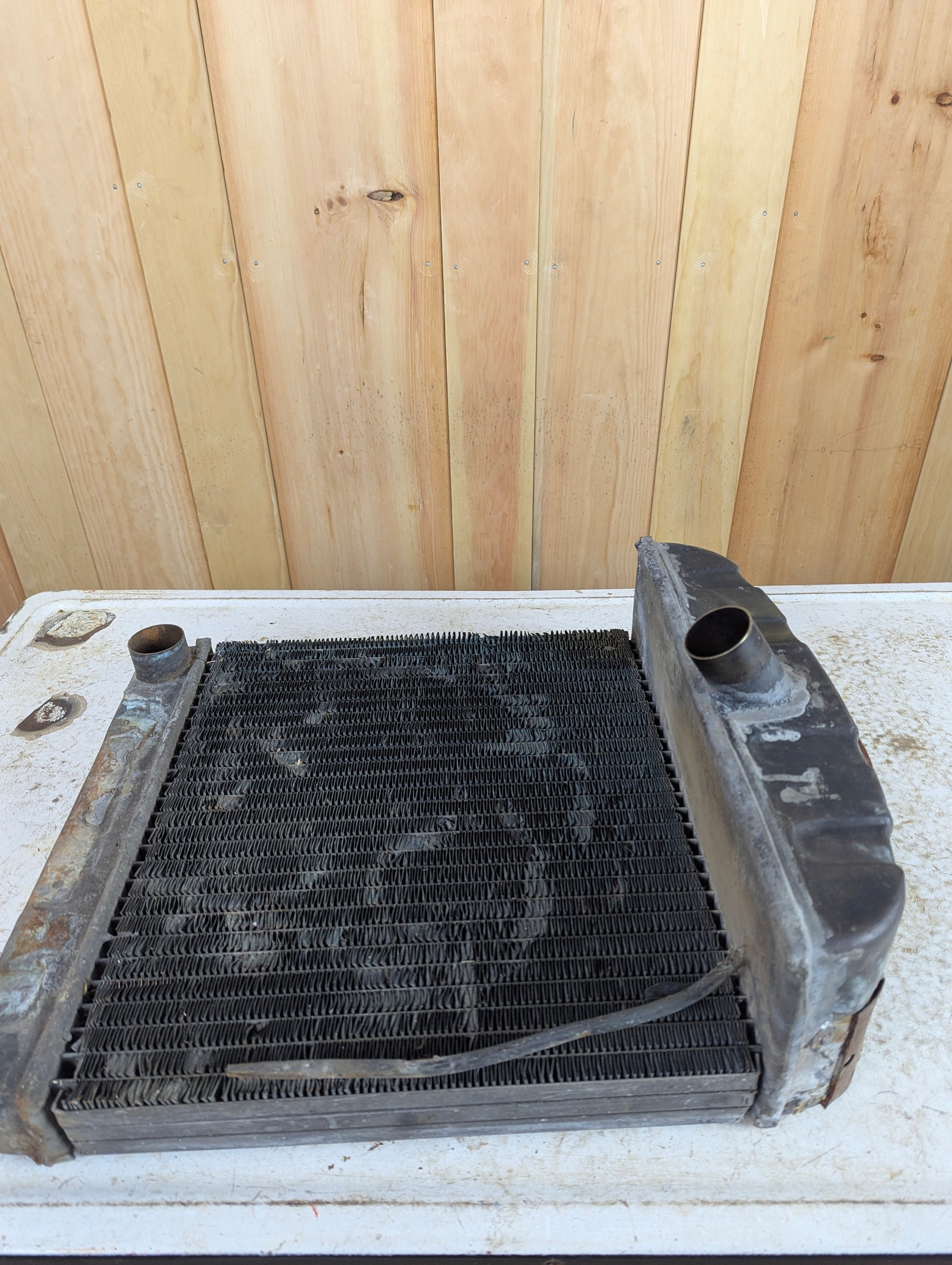 Antique B. F. Avery Tractor Copper Rad - view 3