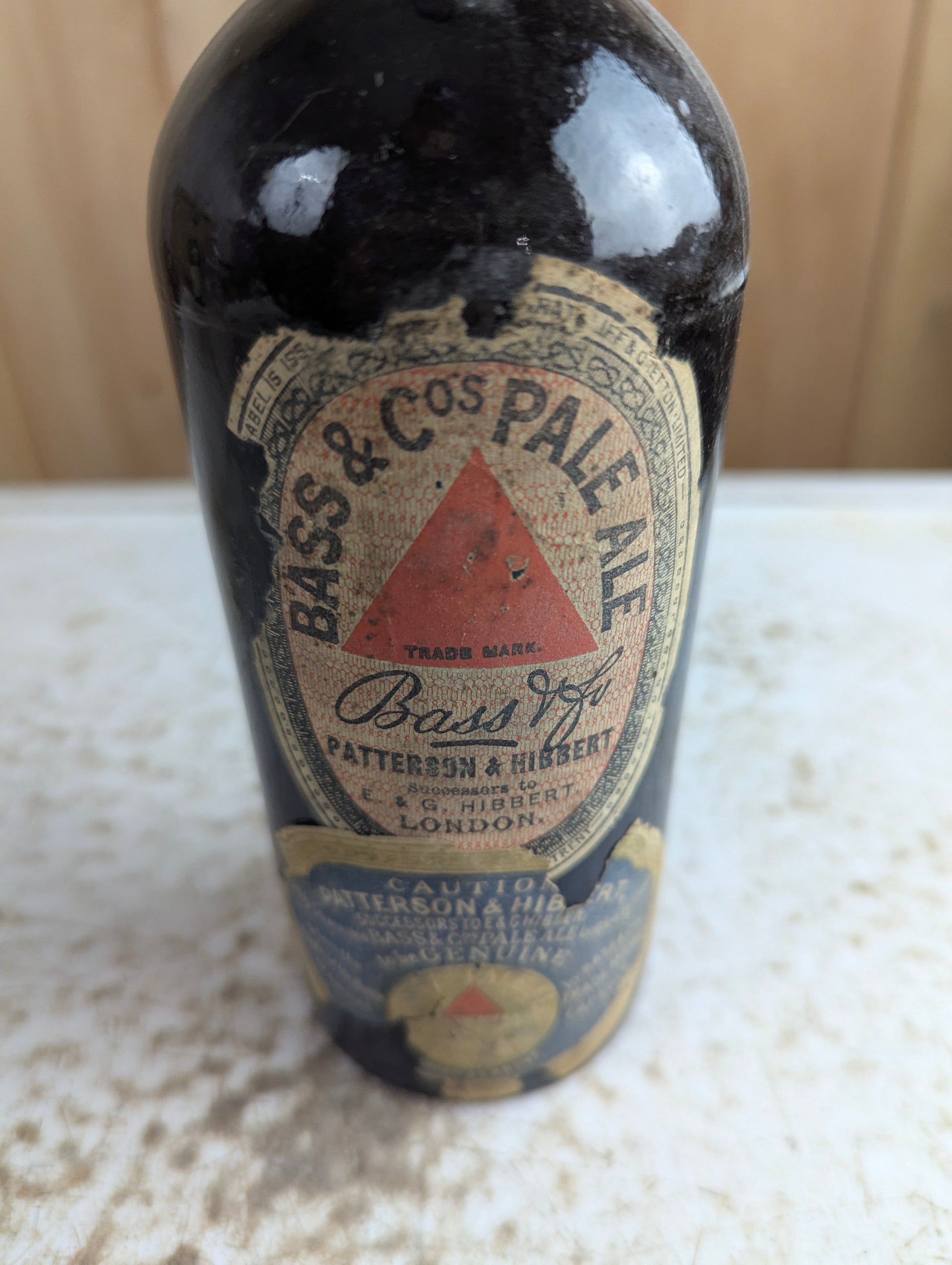 Antique Bass & Co.'s Pale Ale Paper Label Bottle - view 2