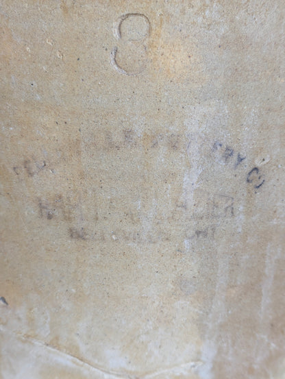 Antique Belleville Pottery Company #3 Stoneware Crock - view 2