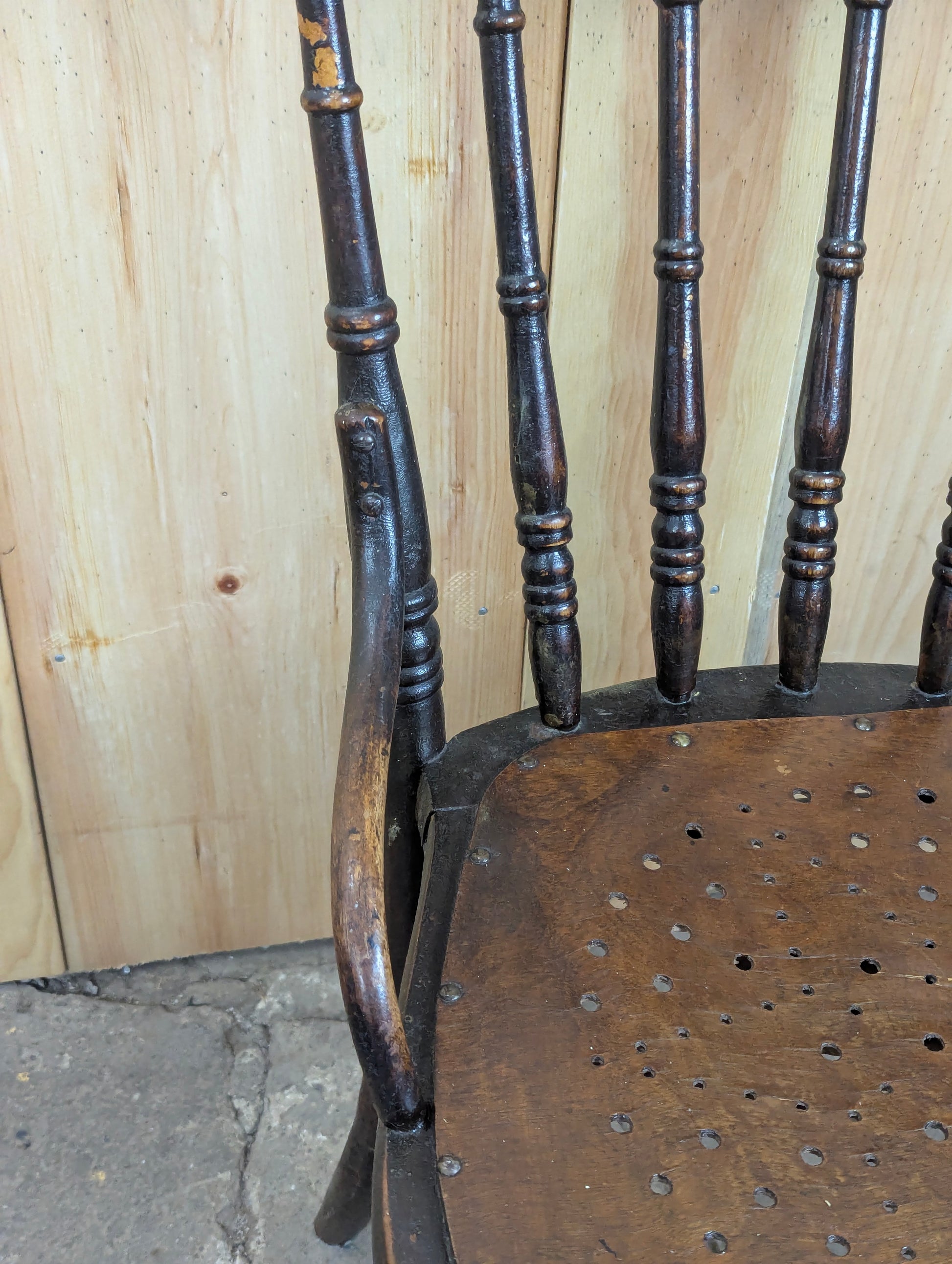 Antique Bentwood Chair - view 3