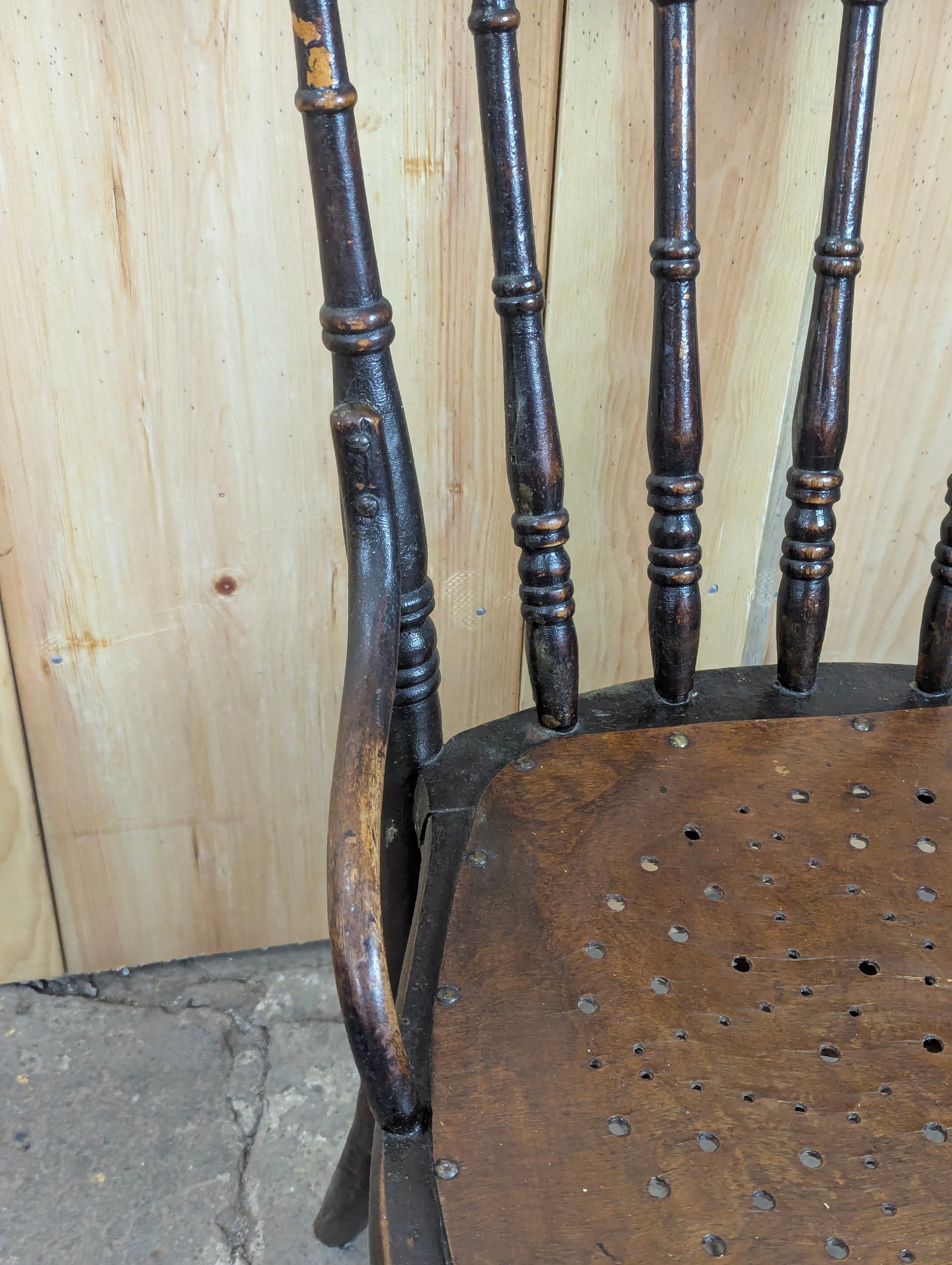 Antique Bentwood Chair - view 4