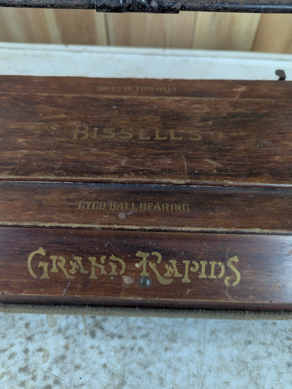 Antique Bissell Carpet Cleaner Sweeper - view 3