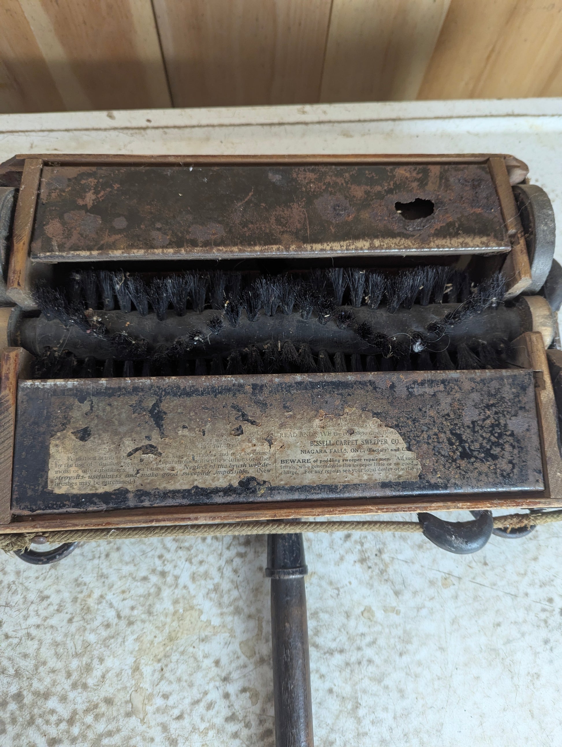 Antique Bissell Carpet Cleaner Sweeper - view 5