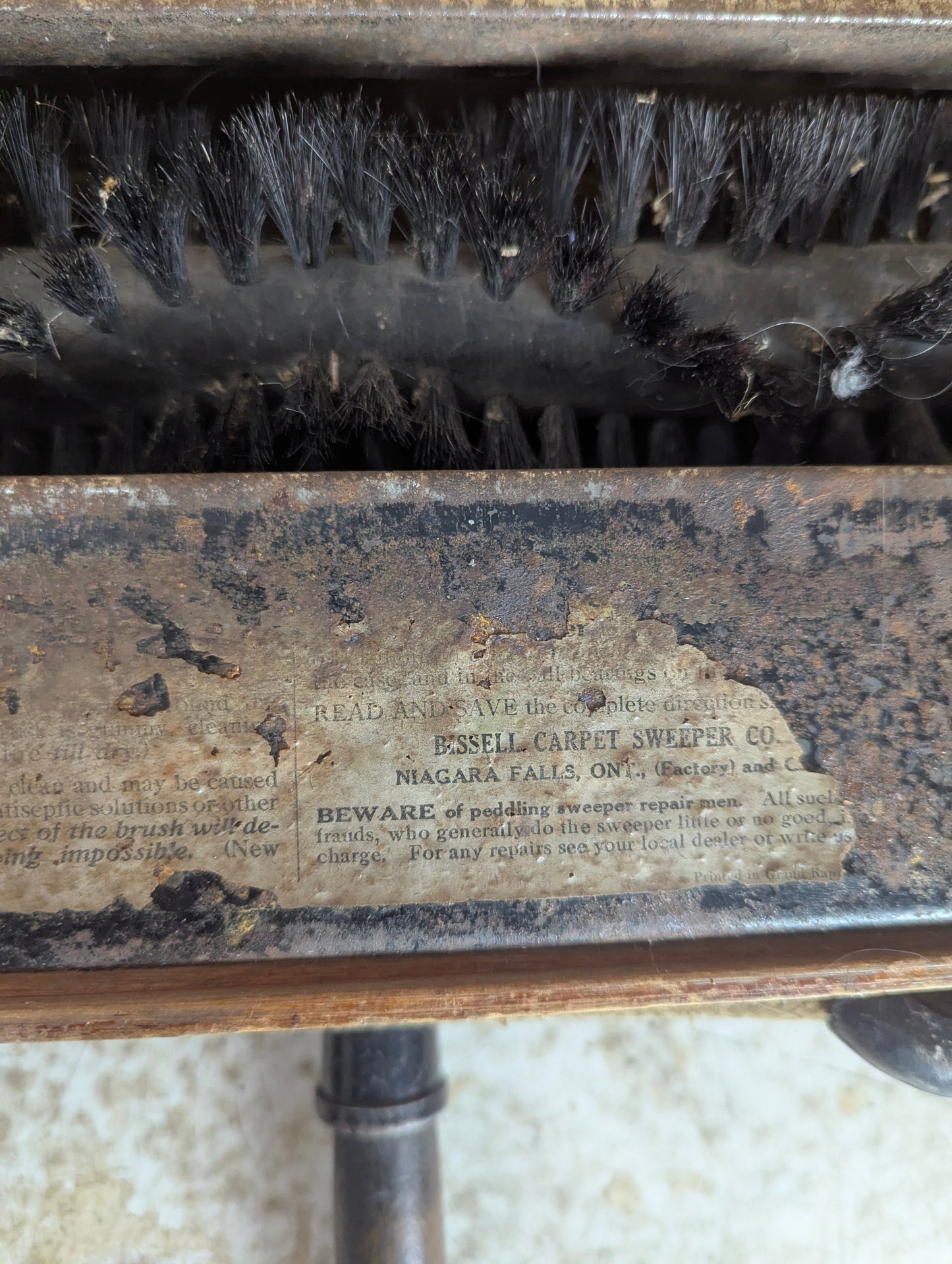 Antique Bissell Carpet Cleaner Sweeper - view 6