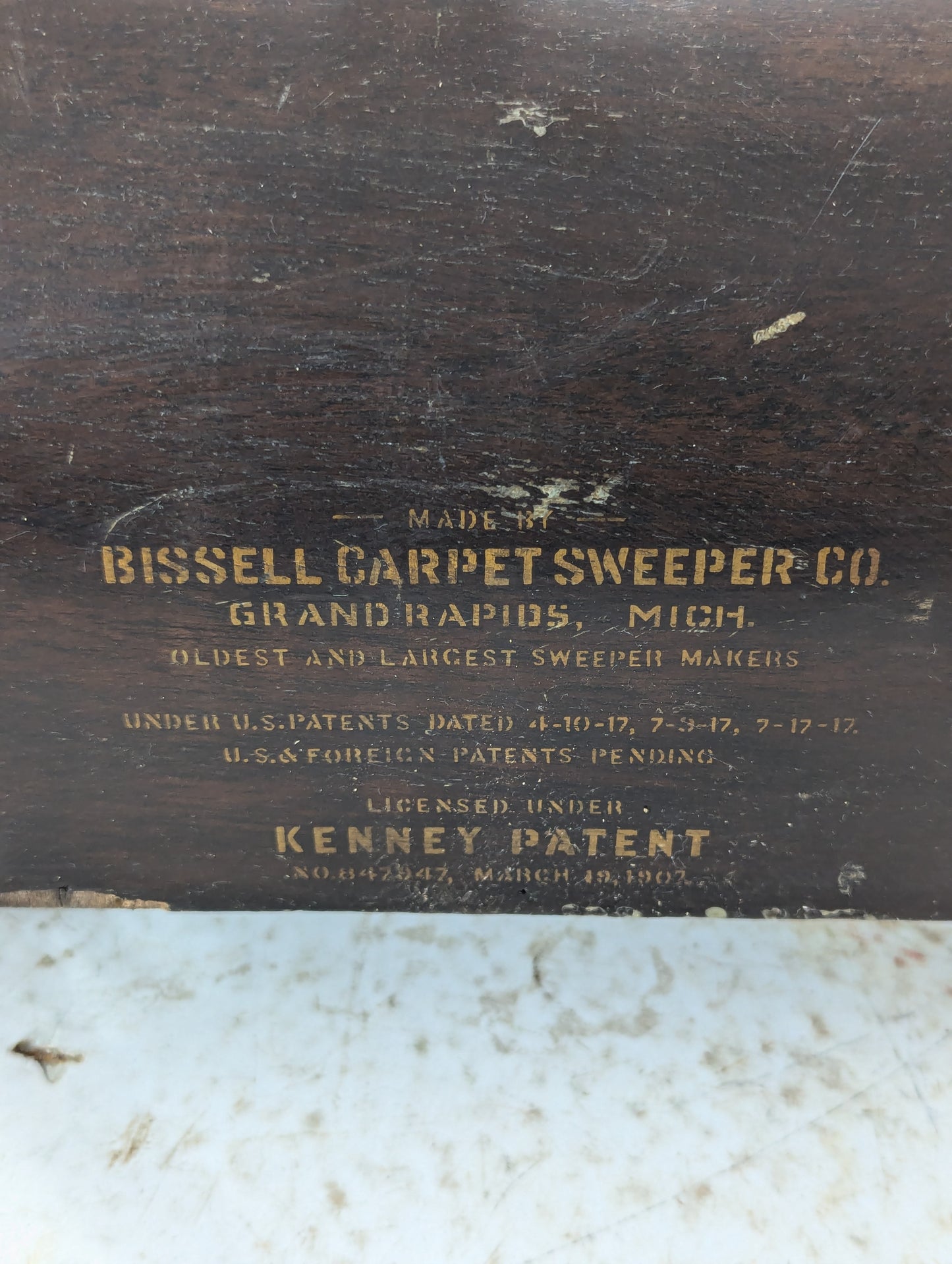 Antique Bissell Superba Vacuum Sweeper - view 2