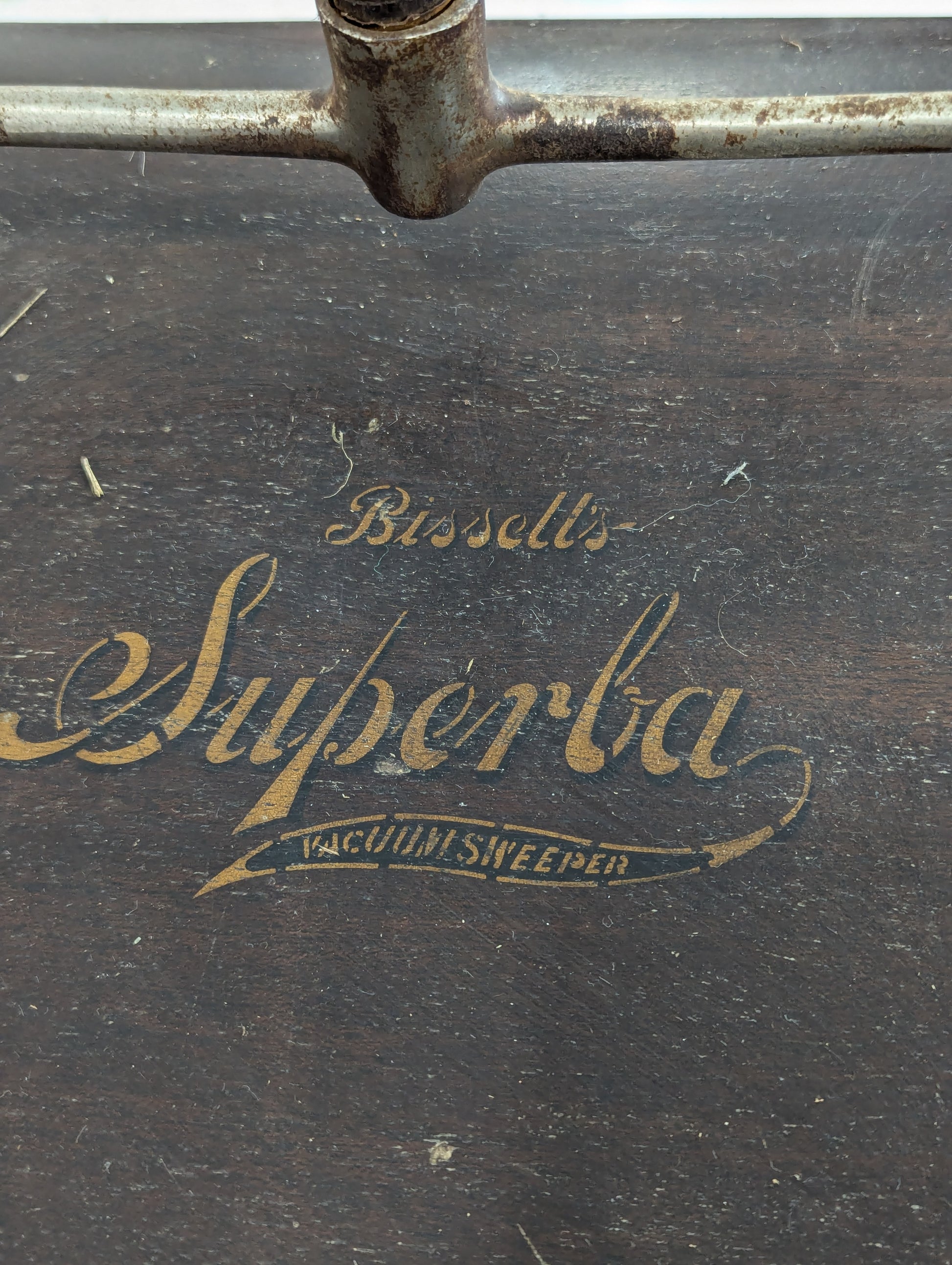 Antique Bissell Superba Vacuum Sweeper - view 3