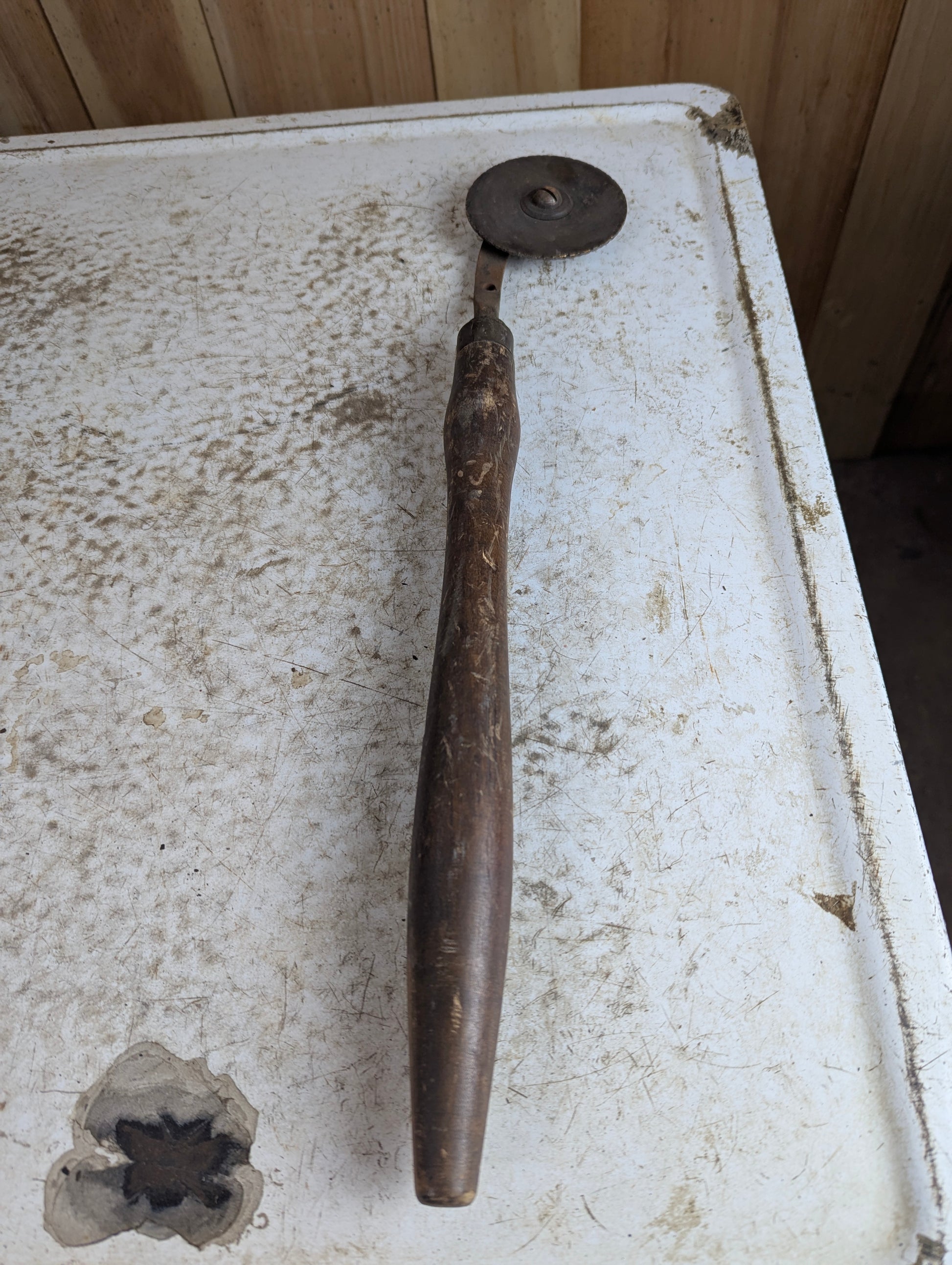 Antique Book Binding Brass Gilding Embossing Wheel