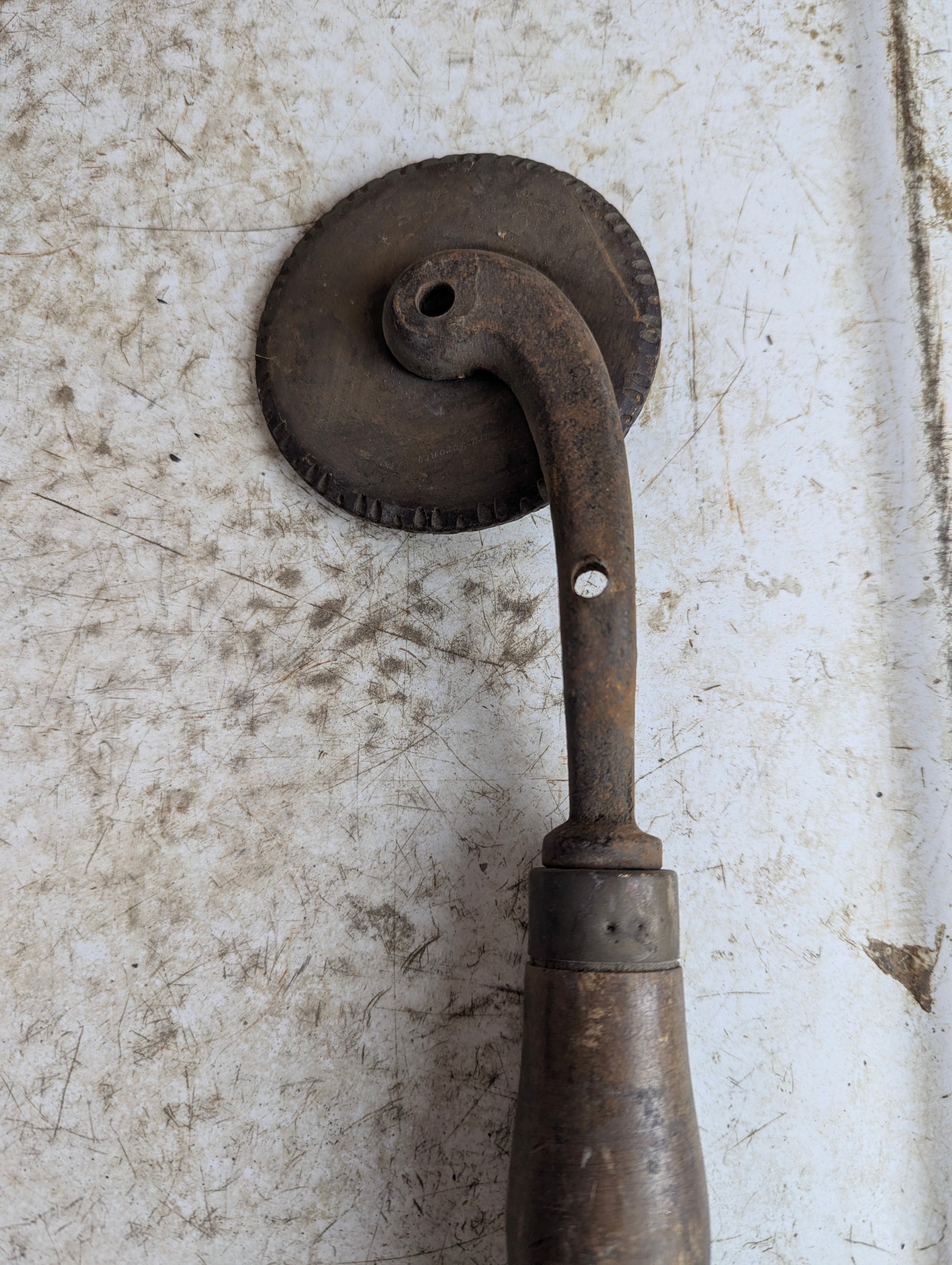 Antique Book Binding Brass Gilding Embossing Wheel - view 3