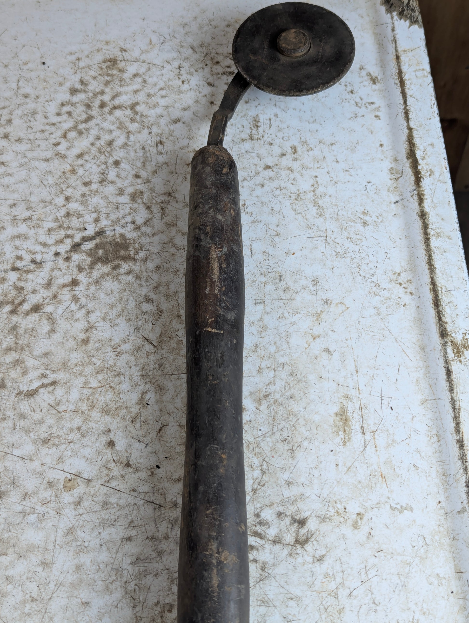 Antique Book Binding Brass Gilding Embossing Wheel - view 5