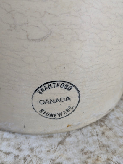 Antique Brantford Stoneware Crock Jug - view 2