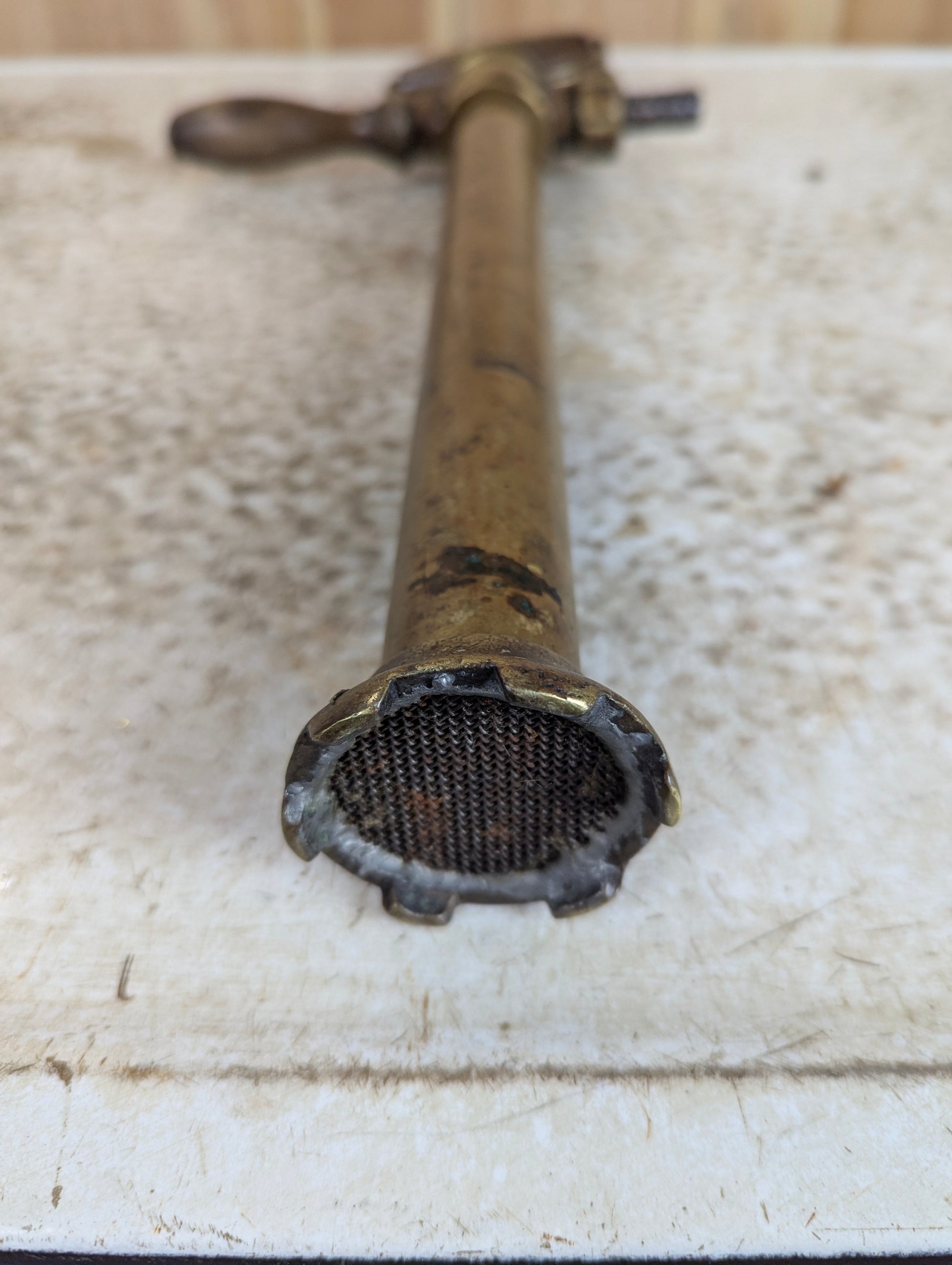 Antique Brass Bilge Pump - view 5
