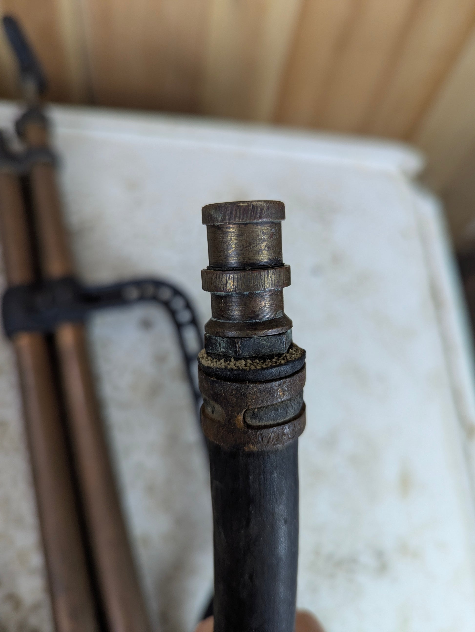 Antique Brass & Cast Iron F.E.Myers & Bros.  Bilge Pump - view 5