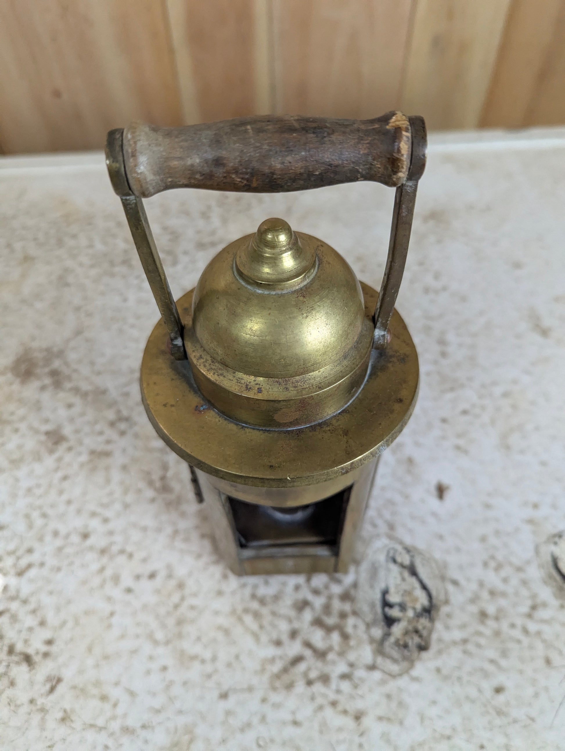 Antique Brass Piper Montreal Nautical Ship Binnacle Lamp - view 2