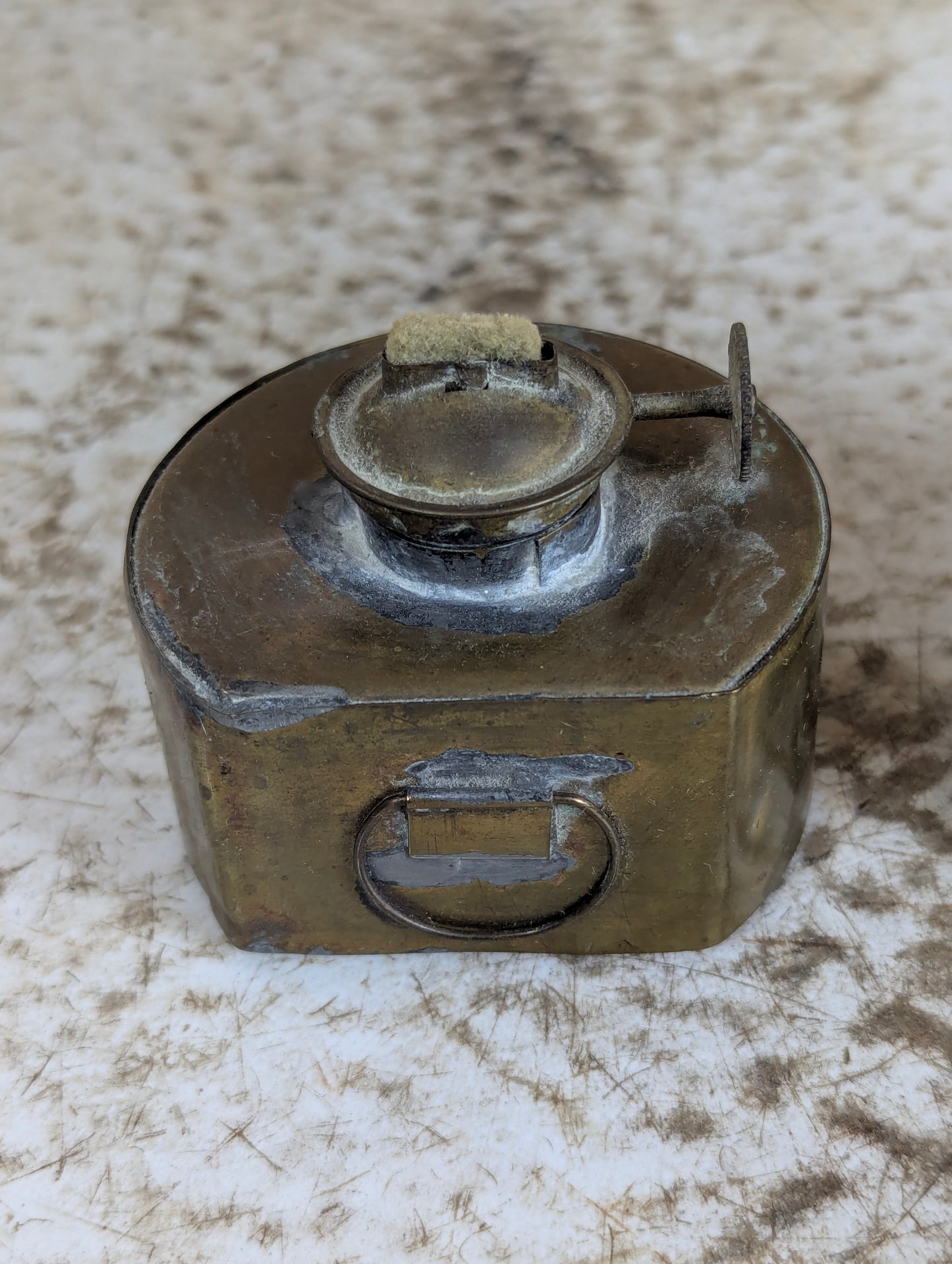 Antique Brass Piper Montreal Nautical Ship Binnacle Lamp - view 4
