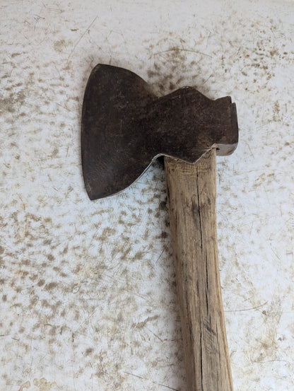 Antique Broad Hand Axe Hatchet - view 2