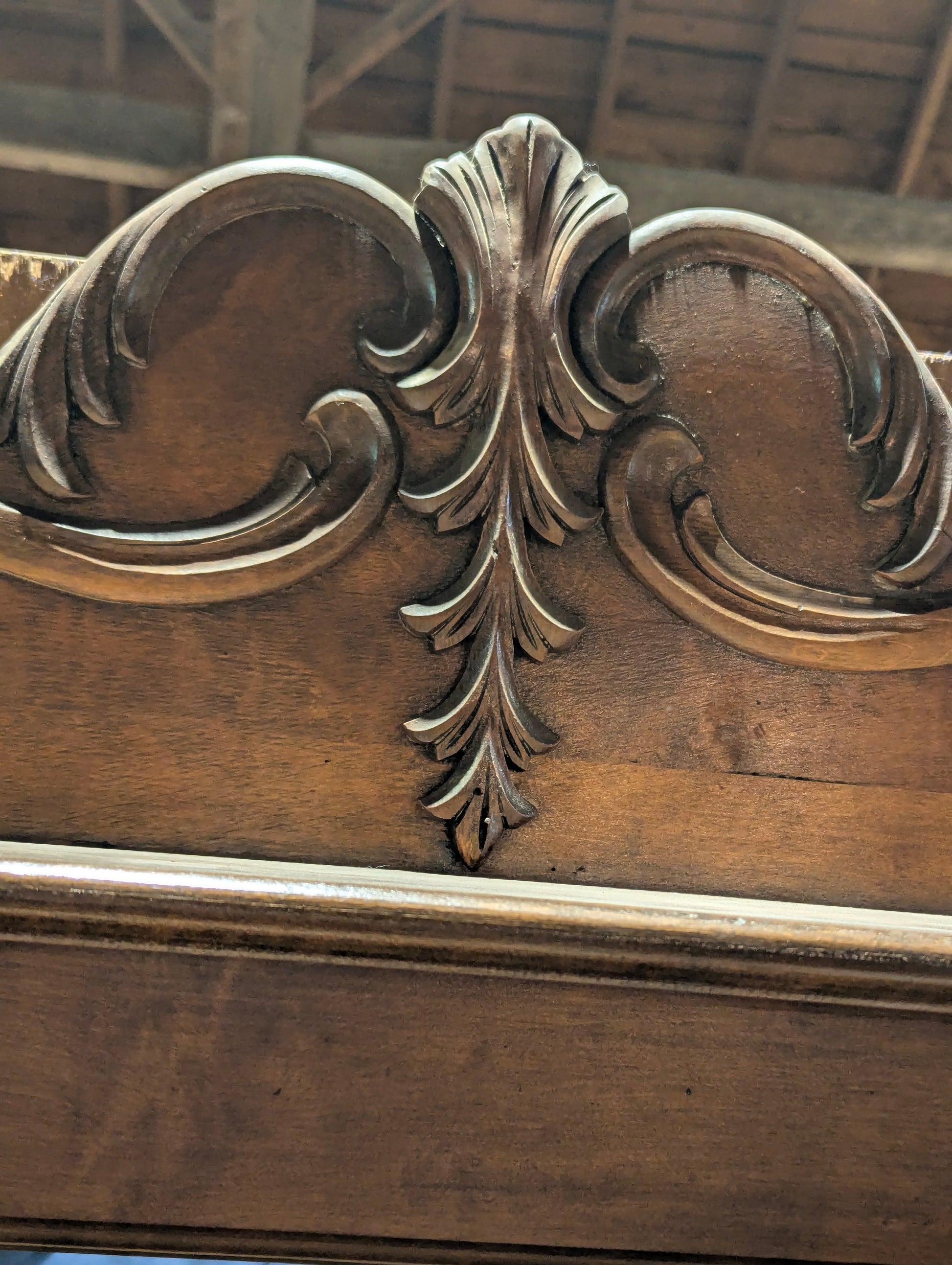 Antique Cabinet with Mirror - view 2
