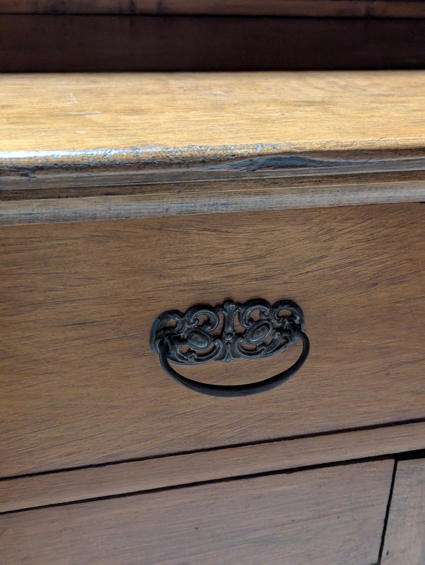 Antique Cabinet with Mirror - view 4