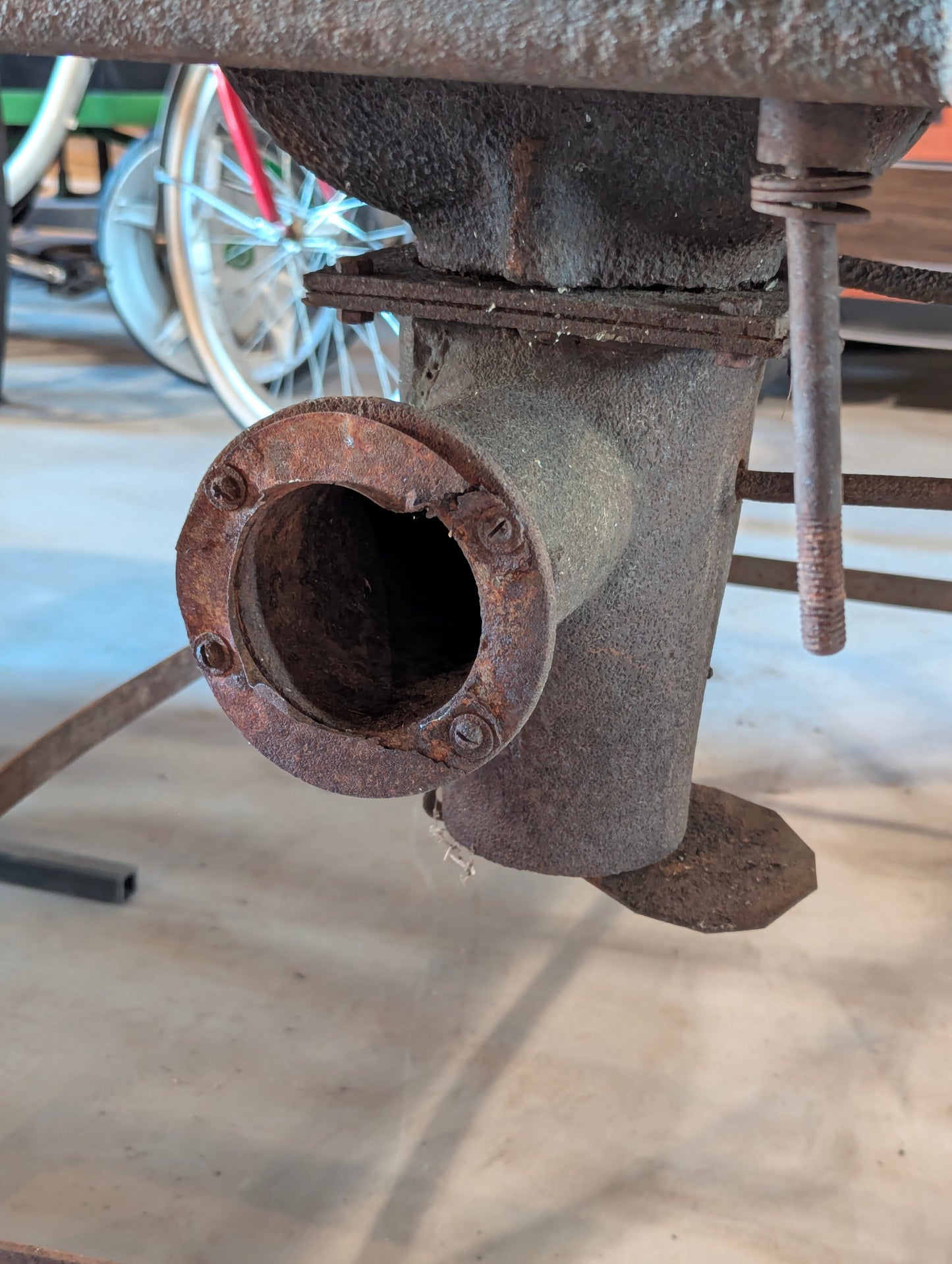 Antique Canadian Blower & Forge Co. Forge Table & No. 2E Electric Blower - view 3