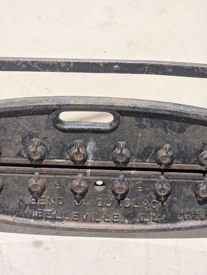 Antique Cast Iron Asbestos Shingle Cutter - view 2