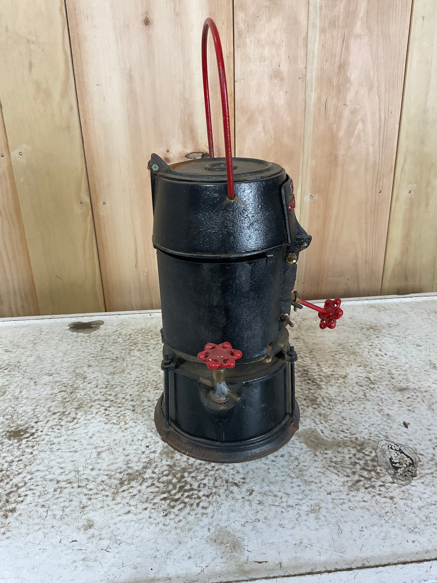 Antique Cast Iron Dangler Stove - view 3