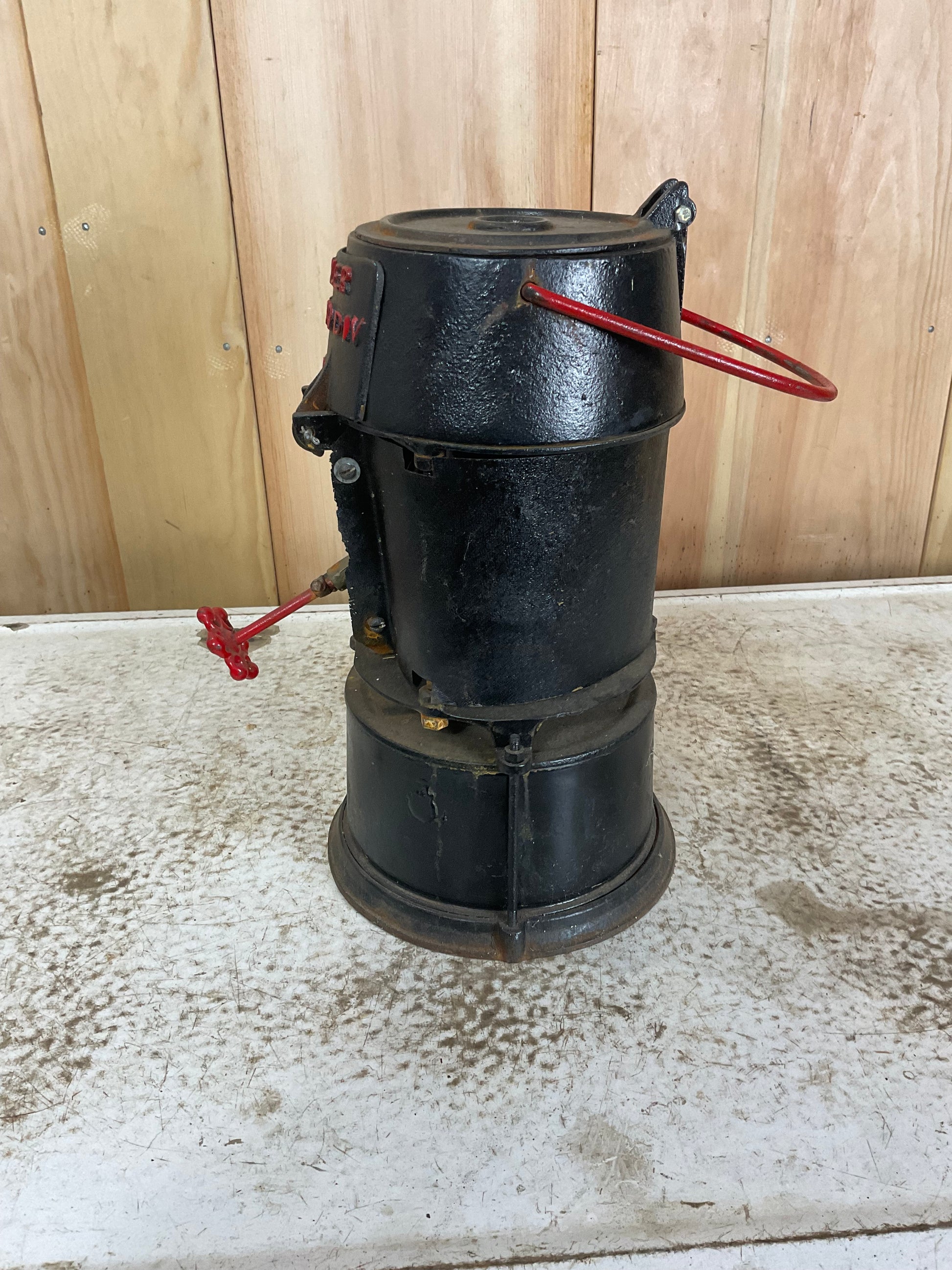 Antique Cast Iron Dangler Stove - view 5