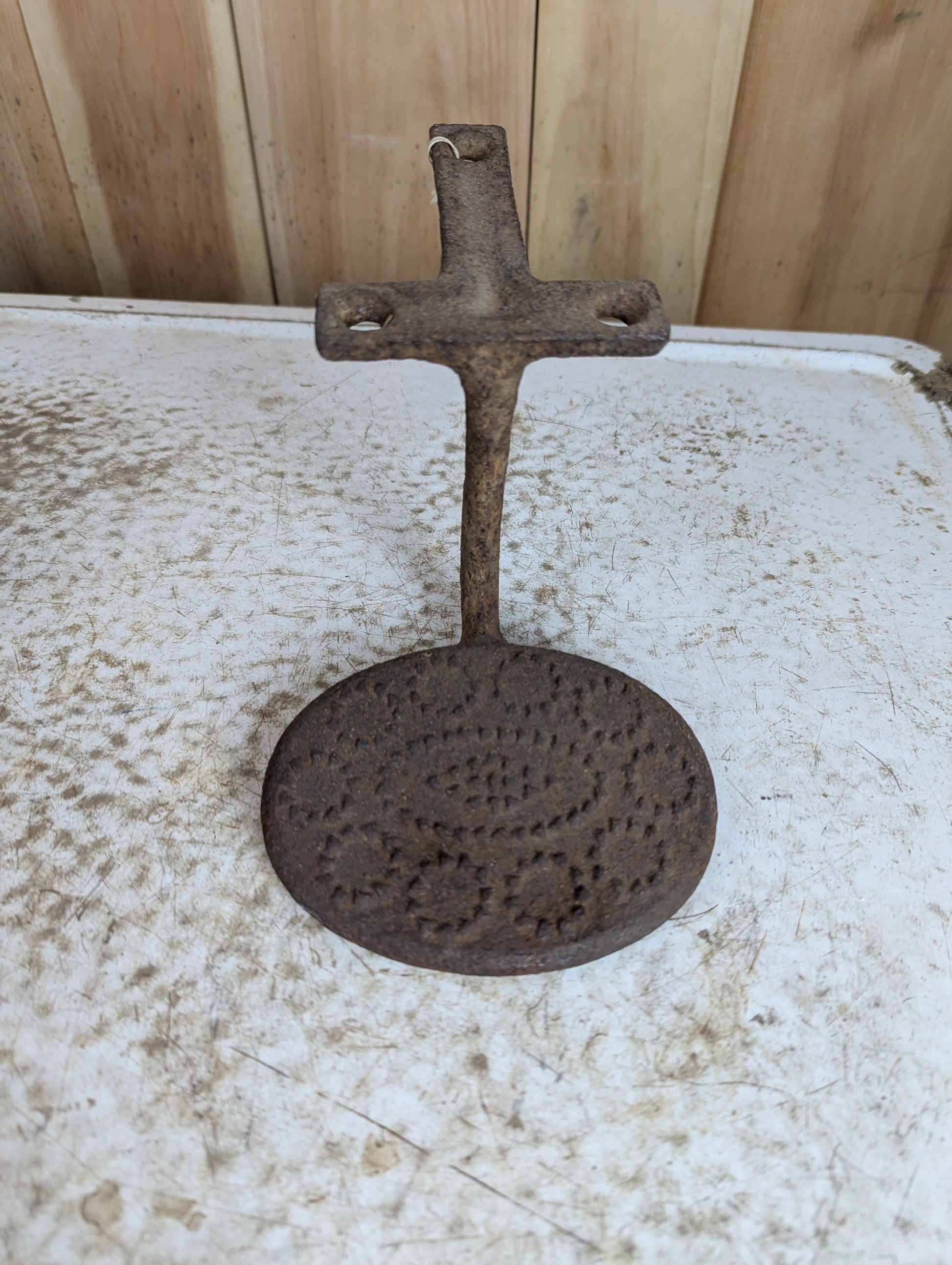Antique Cast Iron Horse Drawn Buggy Carriage Step