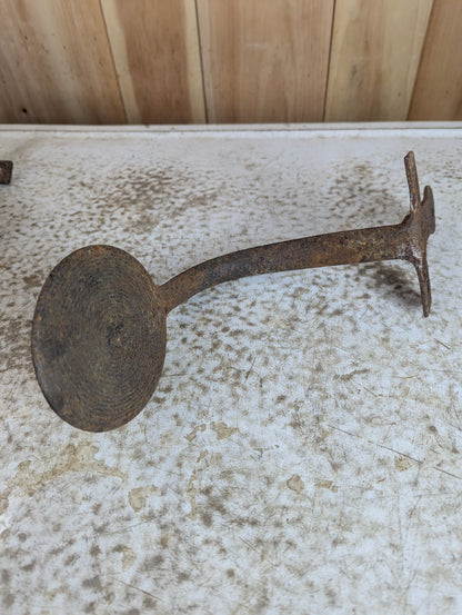 Antique Cast Iron Horse Drawn Buggy Carriage Step - view 3
